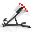 FLUID Roman Chair Back Hyperextension Bench – Core & Lower Back Workout Machine