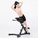 FLUID Roman Chair Back Hyperextension Bench – Core & Lower Back Workout Machine