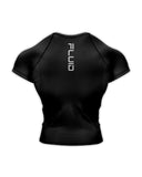 Fluid Rashguard Short Sleeve - Black