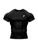 Fluid Rashguard Short Sleeve - Black