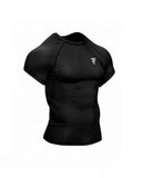 Fluid Rashguard Short Sleeve - Black