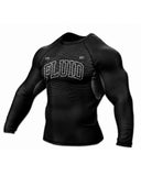 Wavy Series Rashguard - Long Sleeve - Black