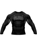 Wavy Series Rashguard - Long Sleeve - Black